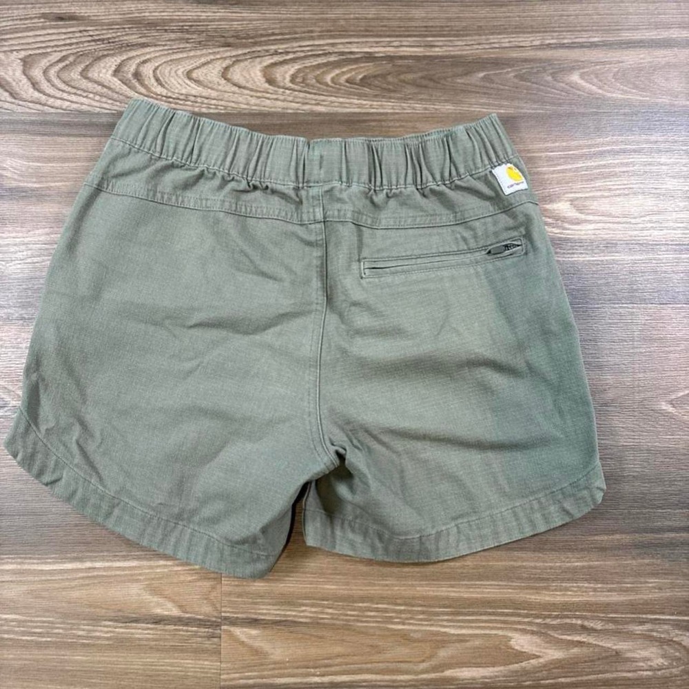 Carhartt relaxed fit olive green shorts size XS